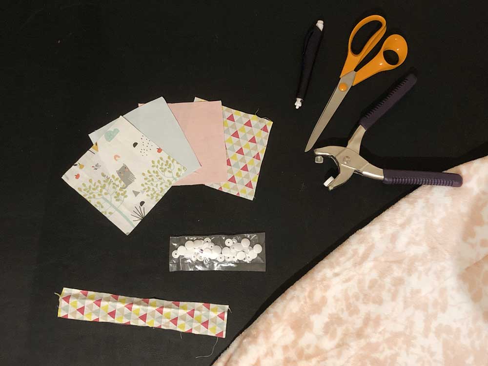 doudou patchwork materiel