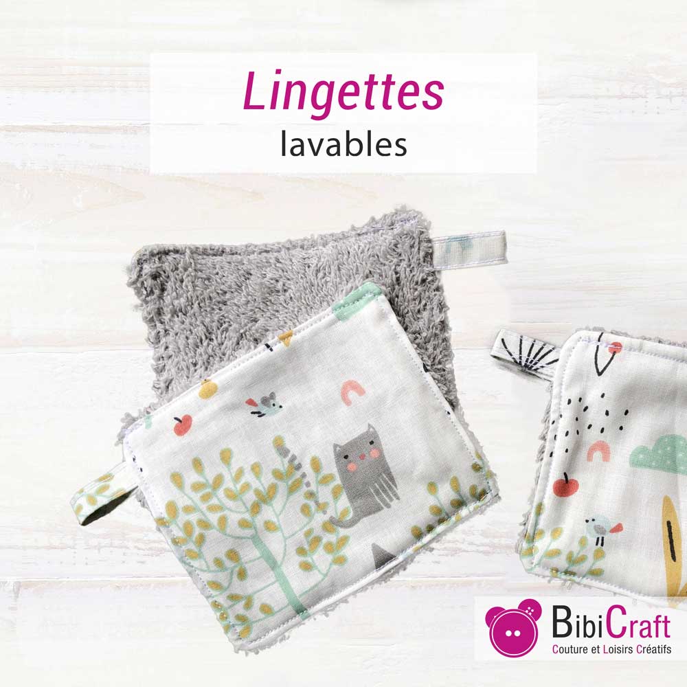 coudre lingettes lavables